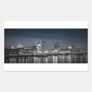 Pegatina Rectangular Londres