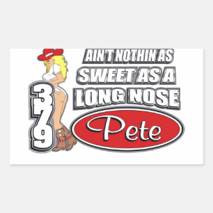 Pegatina Rectangular Long Nose Pete