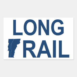 Pegatina Rectangular Long Trail Vermont