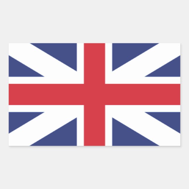 Pegatina Rectangular Los colores del rey (Anverso)