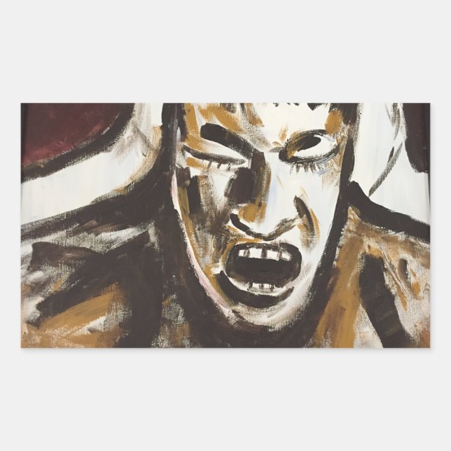 Pegatina Rectangular Loud (Anverso)