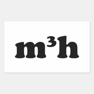 Pegatina Rectangular m3h