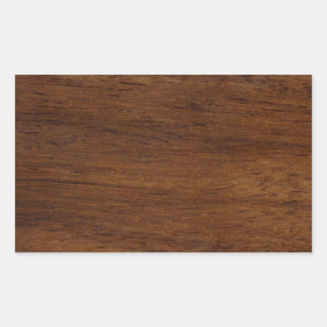 Pegatina Rectangular Madera Plancha Llanura Textura Lumbar (Anverso)
