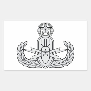 Pegatina Rectangular Maestro de EOD