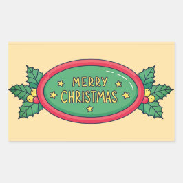 Pegatina Rectangular Magníficos pegatinas de vacaciones