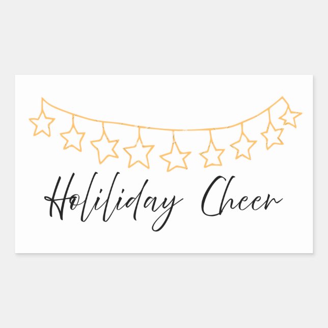 Pegatina Rectangular Magníficos pegatinas de vacaciones (Anverso)