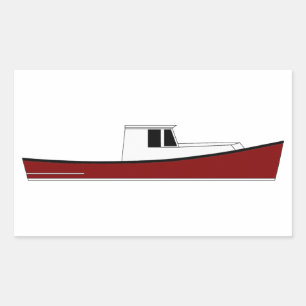 Pegatina Rectangular Maine Lobster Bot