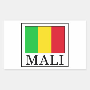 Pegatina Rectangular Malí