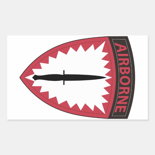 Pegatina Rectangular Mando de operaciones especiales de Europa (Anverso)