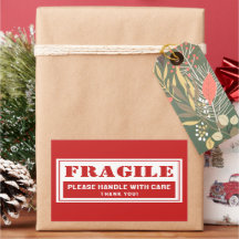 Manejo frágil con correo y embalaje cuidadoso