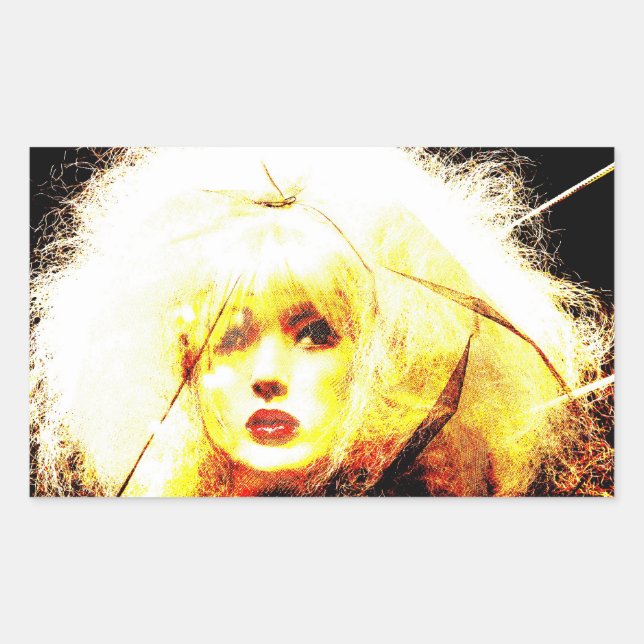 Pegatina Rectangular Manic Kin 4 (Anverso)