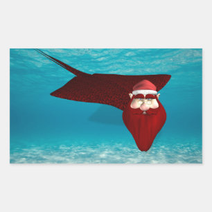 Pegatina Rectangular Manta Santa