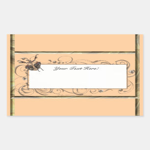 Pegatina Rectangular Mantis