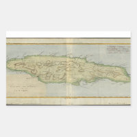 Mapa de época de Jamaica (1780)