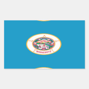 Pegatina Rectangular Marca MINNESOTA -