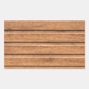Pegatina Rectangular Marrón que imita la madera natural