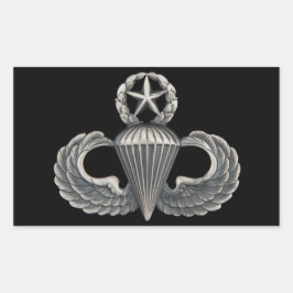 Pegatina Rectangular Master Airborne