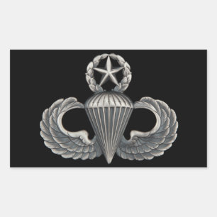 Pegatina Rectangular Master Airborne