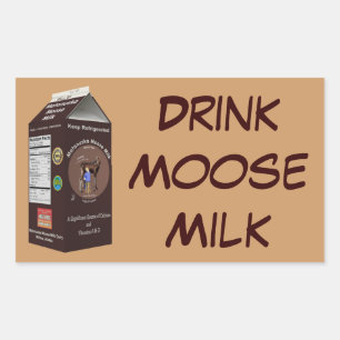 Pegatina Rectangular Matanuska Moose Milk