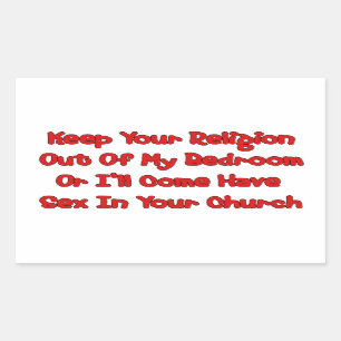 Pegatina Rectangular Mating In Your Church