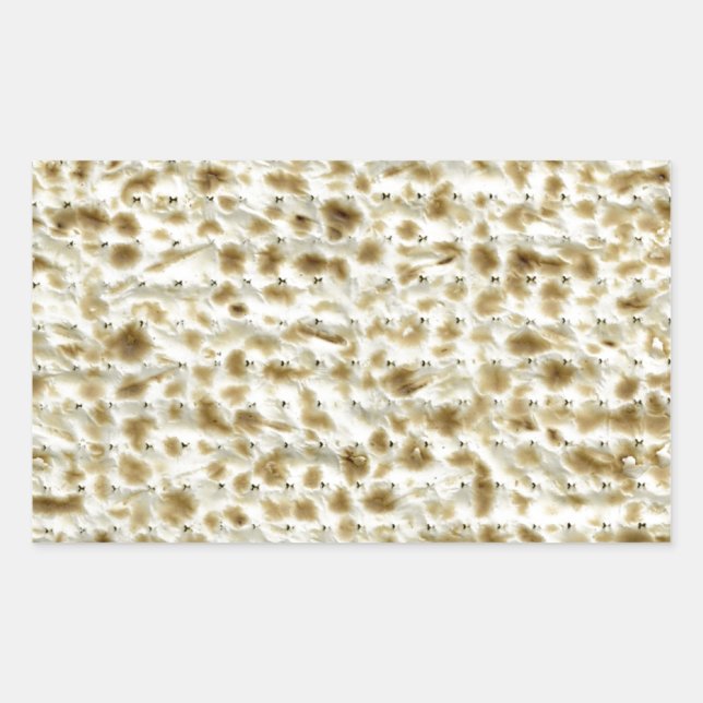Pegatina Rectangular Matzoh (Anverso)