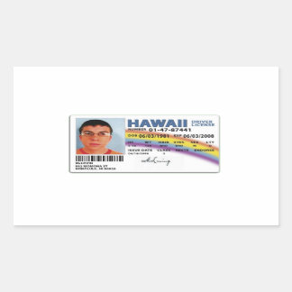 Pegatina Rectangular Mc Lovin card