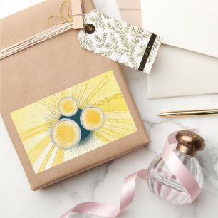 Pegatina Rectangular medidor de control objet_3_sun