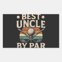 Mejor tío por Par divertido regalo de cita de golf