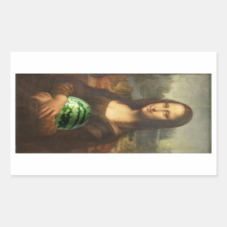Pegatina Rectangular Melona Lisa