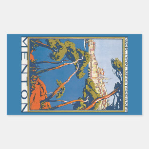 Pegatina Rectangular Menton