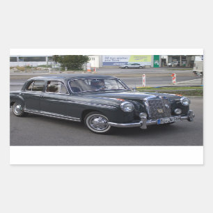 Pegatina Rectangular Mercedes 220 S