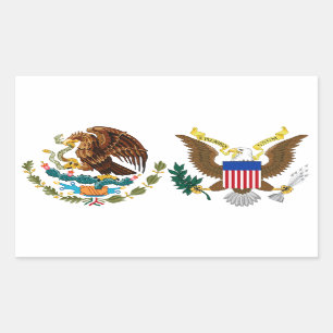 Pegatina Rectangular Mes del Patrimonio Hispano Nacional - Águilas