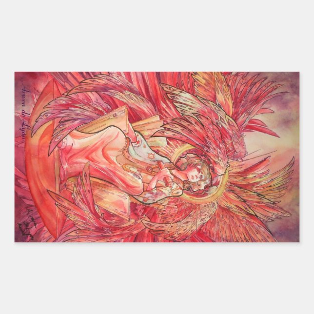 Pegatina Rectangular Metatrón (Anverso)