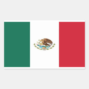 PEGATINA RECTANGULAR MÉXICO