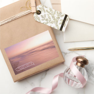 Pegatina Rectangular México: Escapar del amanecer