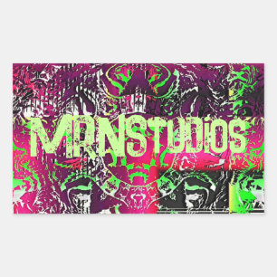 Pegatina Rectangular Mi Nombre No Es Donna