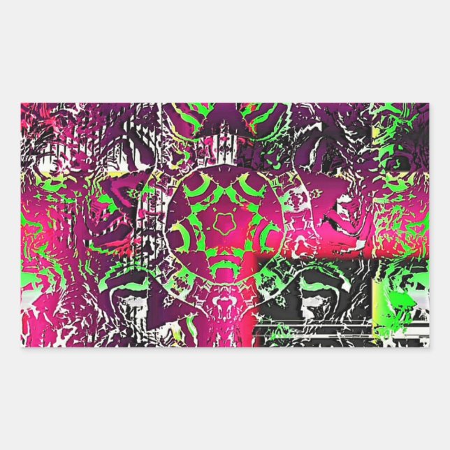 Pegatina Rectangular Mi Nombre No Es Donna (Anverso)