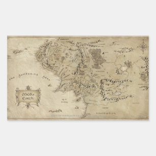PEGATINA RECTANGULAR MIDDLE EARTH™