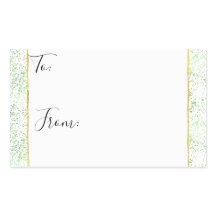 Mint Confetti Doce De Oro A De Los Pegatinas De Na