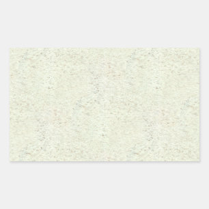 Pegatina Rectangular Mirada de madera del grano del corcho blanco de la