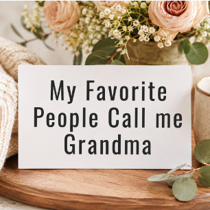 Pegatina Rectangular Mis personas favoritas me llaman abuela