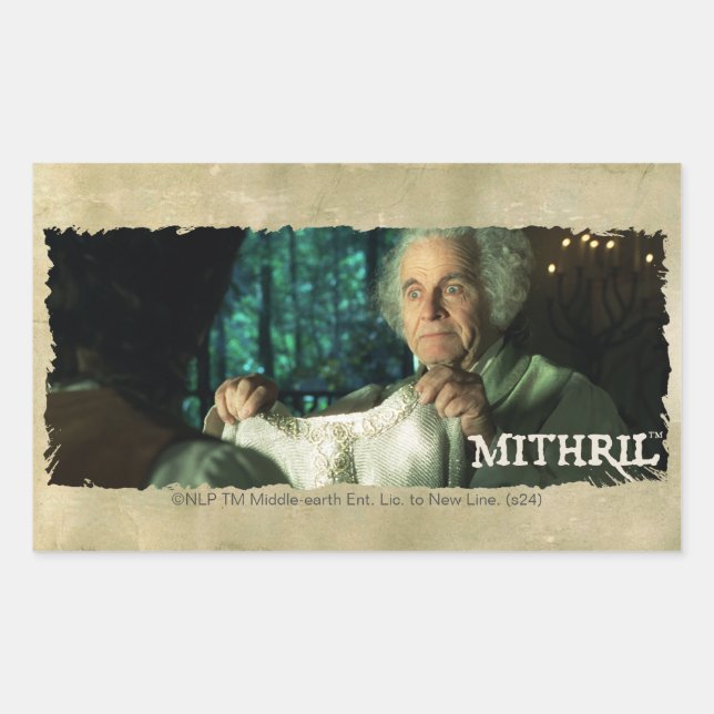 PEGATINA RECTANGULAR MITHRIL™ (Anverso)