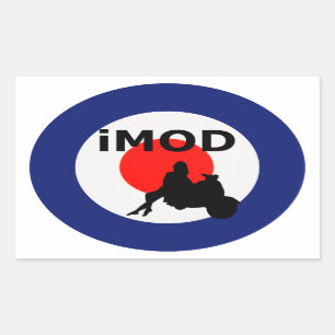 Pegatina Rectangular MOD fresca