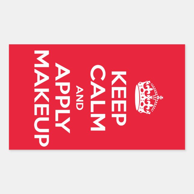 Pegatina Rectangular Moda (Anverso)