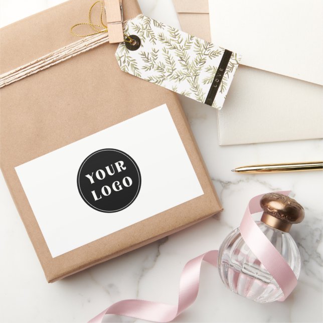 Pegatina Rectangular Moderno, elegante, con estilo y personalizable (Regalar)