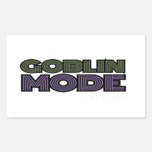 Pegatina Rectangular Modo Goblin Circa 2022