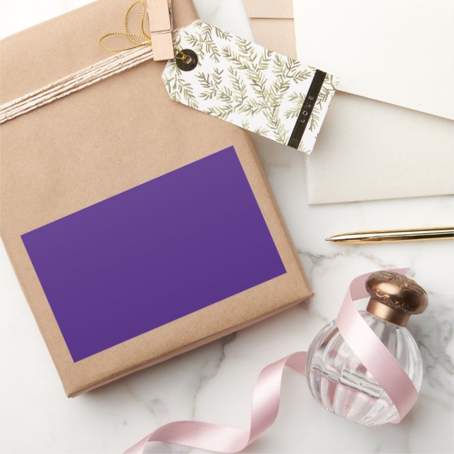 Pegatina Rectangular Monster Purple (Regalar)