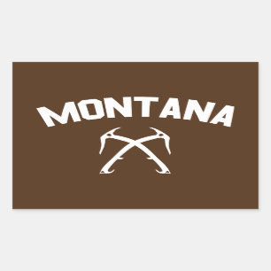 Pegatina Rectangular Montana Ice Climbing