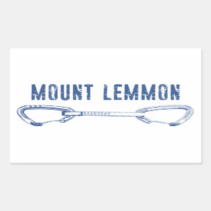 Pegatina Rectangular Monte Lemmon Climbing Quickdraw