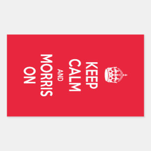 Pegatina Rectangular Morris Dancing